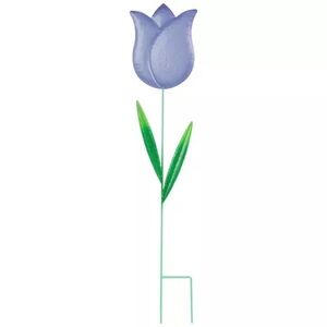 (3) Tulip Metal Garden Stake